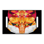 Geometric Fox Print Golf Cart Seat Cover