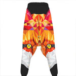 Geometric Fox Print Hammer Pants
