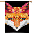 Geometric Fox Print House Flag