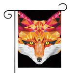 Geometric Fox Print House Flag