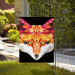Geometric Fox Print House Flag