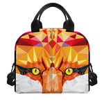 Geometric Fox Print Insulated Lunch Bag