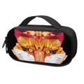 Geometric Fox Print Portable Cooler Travel Case