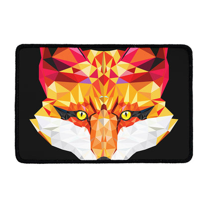 Geometric Fox Print Kitchen Mat