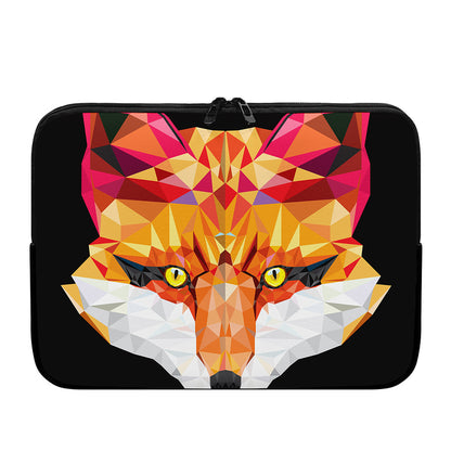 Geometric Fox Print Laptop Sleeve