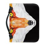 Geometric Fox Print Leather Bible Cover