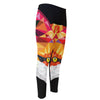 Geometric Fox Print Men's Compression Pants