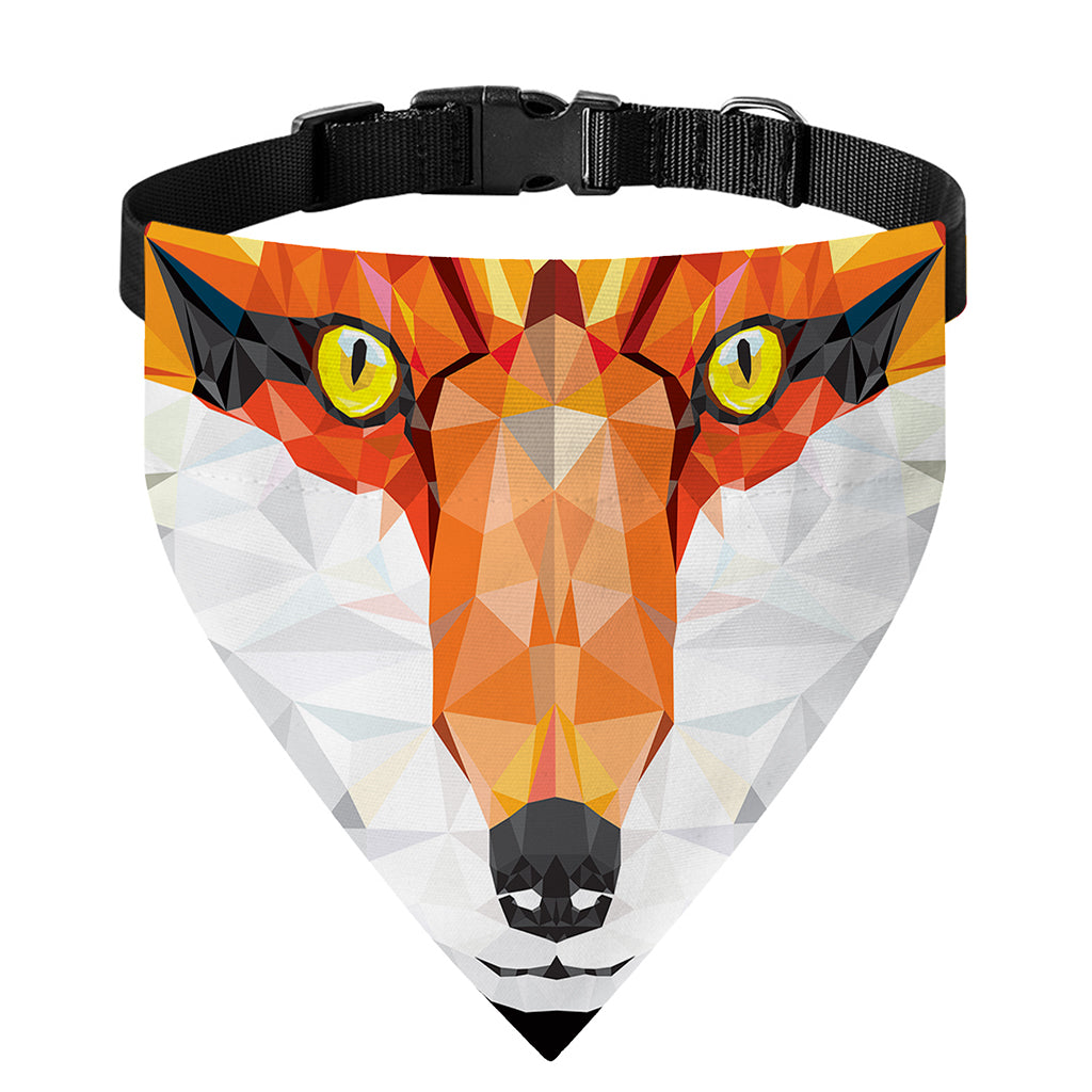 Geometric Fox Print Over The Collar Dog Bandana