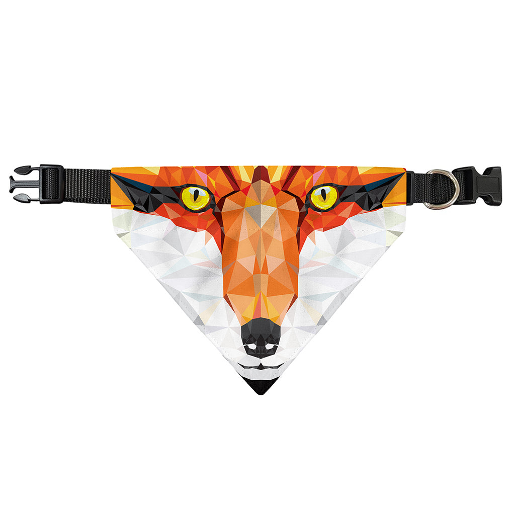 Geometric Fox Print Over The Collar Dog Bandana