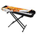 Geometric Fox Print Piano Keyboard Cover