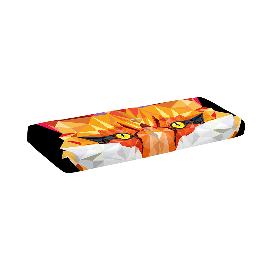 Geometric Fox Print Piano Keyboard Cover