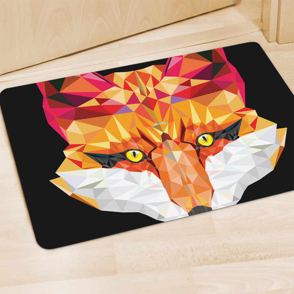 Geometric Fox Print Polyester Doormat