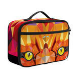 Geometric Fox Print Portable Lunch Bag