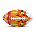 Geometric Fox Print Rugby Ball