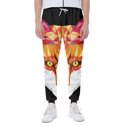 Geometric Fox Print Scuba Joggers