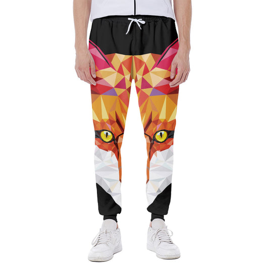 Geometric Fox Print Scuba Joggers