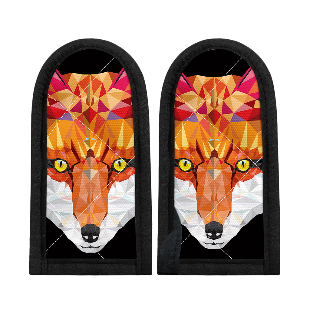 Geometric Fox Print Skillet Handle Cover