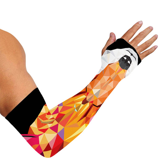 Geometric Fox Print Sun Protection Arm Sleeves