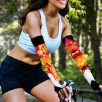 Geometric Fox Print Sun Protection Arm Sleeves