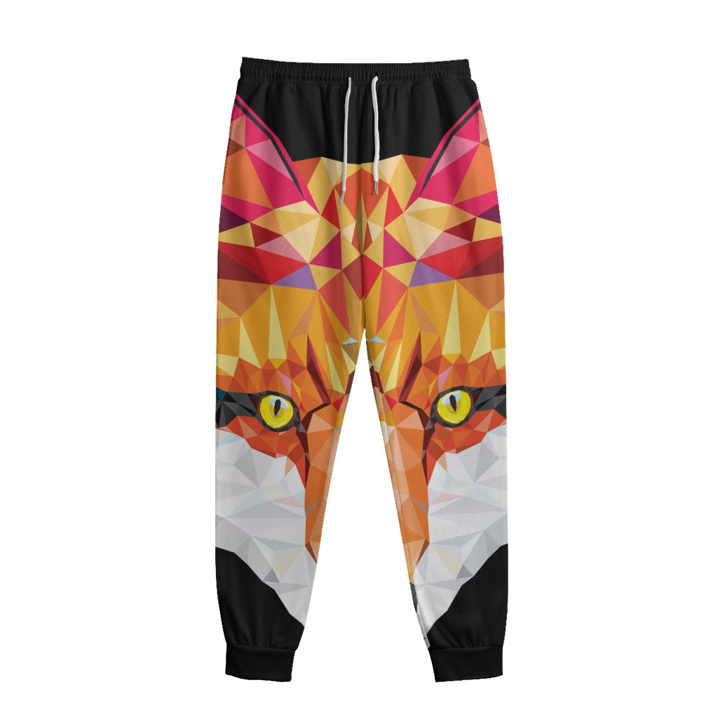Geometric Fox Print Sweatpants