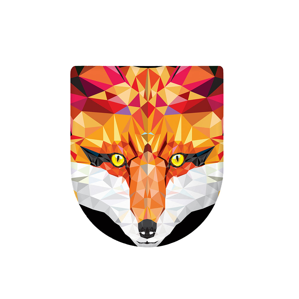 Geometric Fox Print Toilet Lid Cover