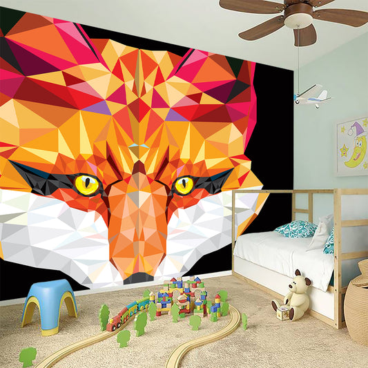 Geometric Fox Print Wall Sticker