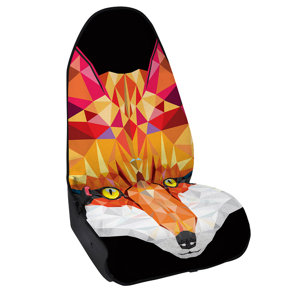 Geometric Fox Print Waterproof Car Seat Cover