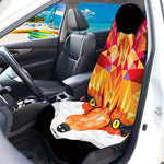 Geometric Fox Print Waterproof Car Seat Cover