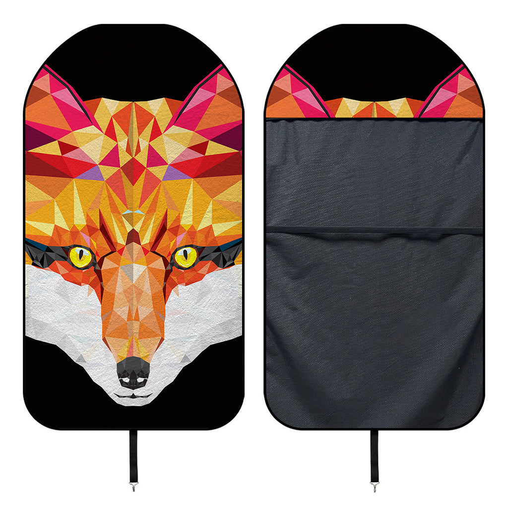 Geometric Fox Print Waterproof Car Seat Cover