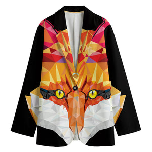 Geometric Fox Print Women's Blazer