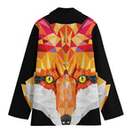 Geometric Fox Print Women's Blazer