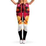 Geometric Fox Print Women's Leggings