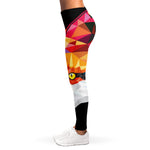 Geometric Fox Print Women's Leggings