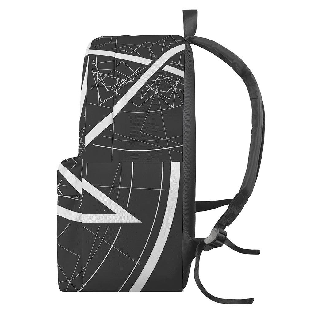 Geometric Inverted Pentagram Print Backpack