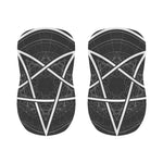 Geometric Inverted Pentagram Print Bar Stool Covers