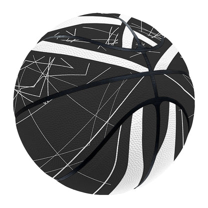 Geometric Inverted Pentagram Print Basketball