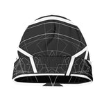 Geometric Inverted Pentagram Print Beanie