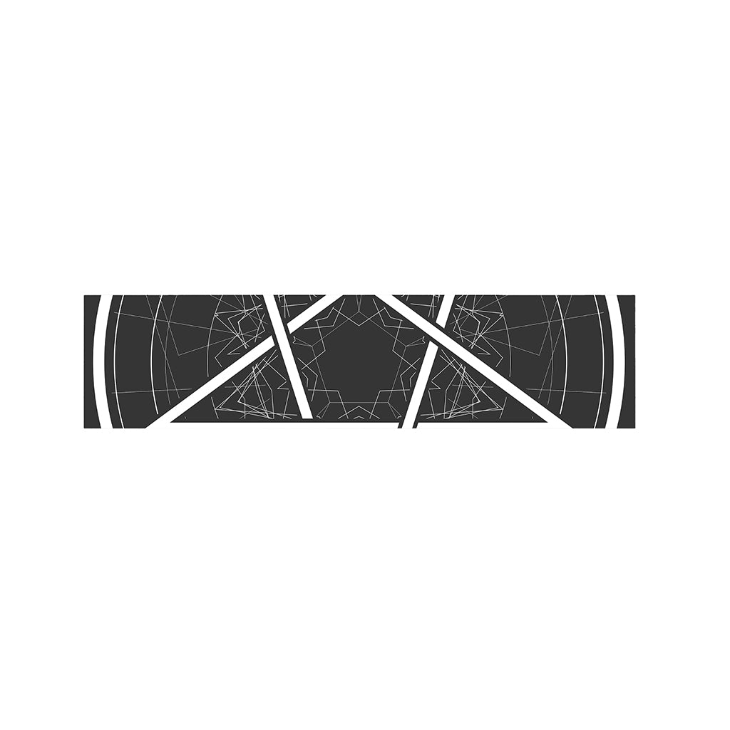 Geometric Inverted Pentagram Print Bed Runner