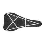 Geometric Inverted Pentagram Print Bicycle Seat Cover