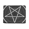 Geometric Inverted Pentagram Print Bifold Wallet