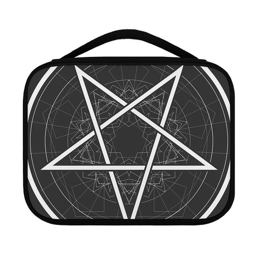 Geometric Inverted Pentagram Print Classic Bible Case