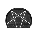 Geometric Inverted Pentagram Print Coin Purse