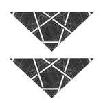 Geometric Inverted Pentagram Print Dog Bandana