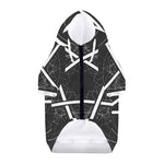 Geometric Inverted Pentagram Print Dog Zip Up Hoodie