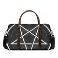 Geometric Inverted Pentagram Print Duffel Bag