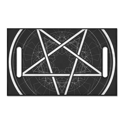 Geometric Inverted Pentagram Print Golf Cart Seat Cover