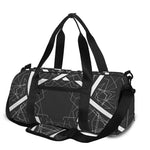Geometric Inverted Pentagram Print Gym Bag