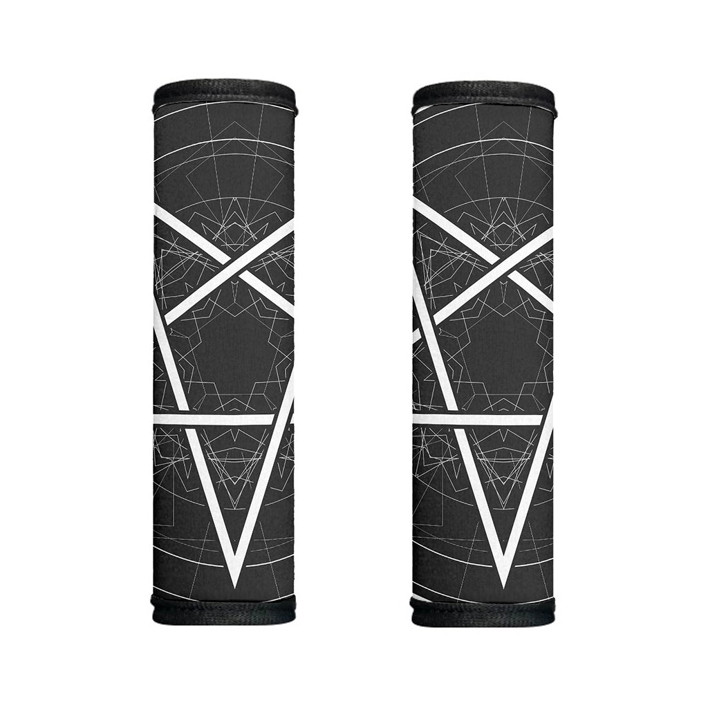 Geometric Inverted Pentagram Print Handle Covers