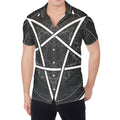 Geometric Inverted Pentagram Print Men's Shirt