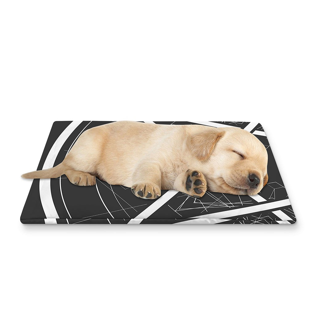 Geometric Inverted Pentagram Print Pet Cooling Mat Cover